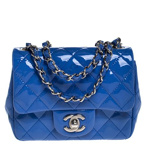 chanel bag blue flap 2018|Chanel flap bag price.